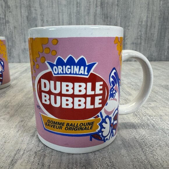 VINTAGE UNIQUE 10 oz Dubble Bubble Mug AMERICA'S ORIGINAL Bubble Gum - Picture 5 of 9